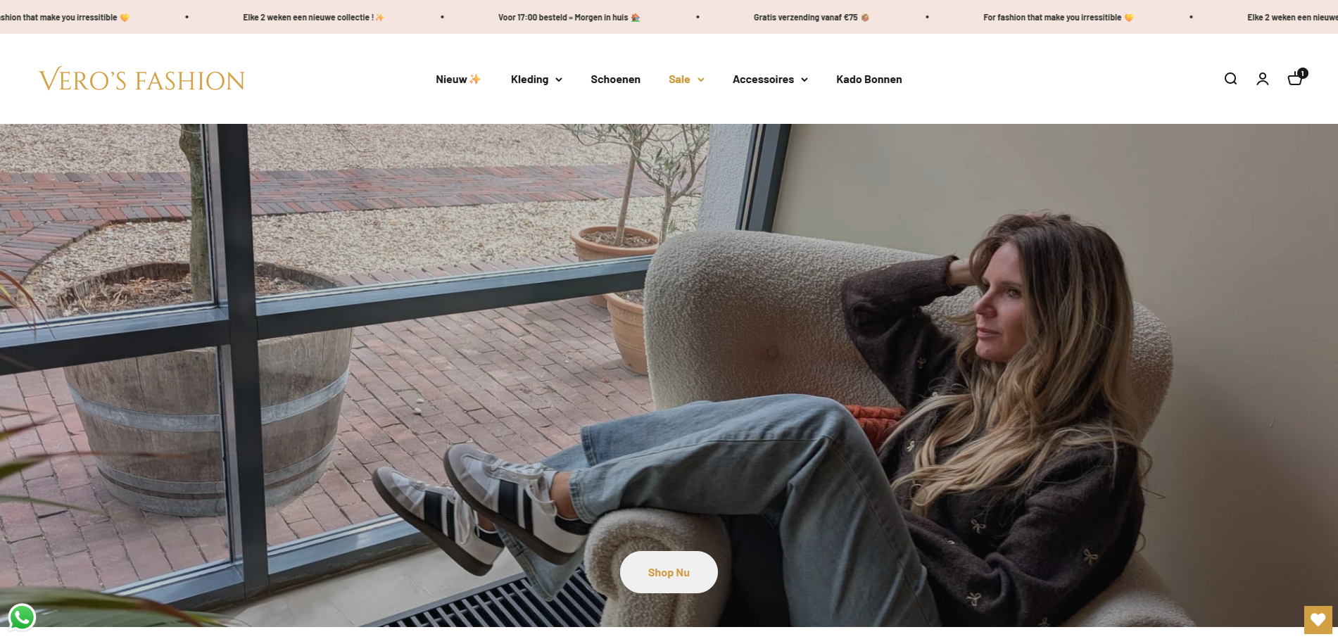 Vero's Fashion Items Website